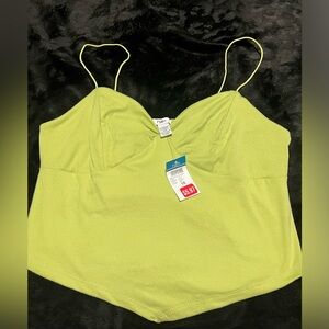 Green crop cami